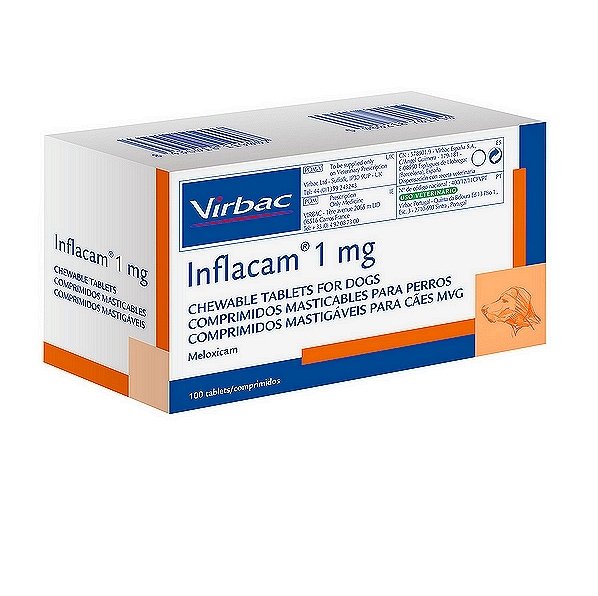 INFLACAM Meloxicam Tablets 1 mg, dog