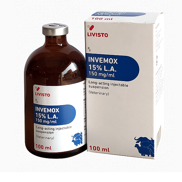 INVEMOX 15% L.A. Amoxycillin Injection Long Acting